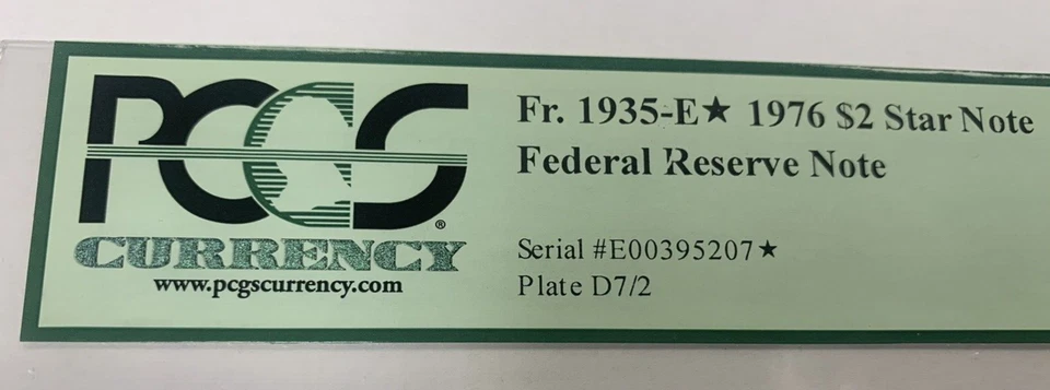 Fr. 1935 E* $2 1976 FR Star Note~Richmond E-* Block ~ PCGS 64 PPQ ~ Low Serial # - Image 4 of 4