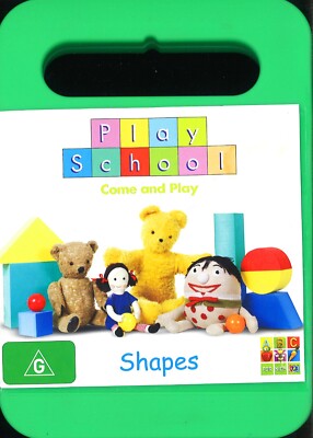 N25”NEW SEALED DVD REGION PLAYSCHOOL COME AND PLAY SHAPES