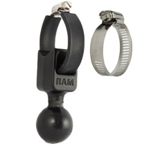 RAM-108BU RAM Mounts Strap Hose Clamp Base with 1.5-Inch C-Size Ball