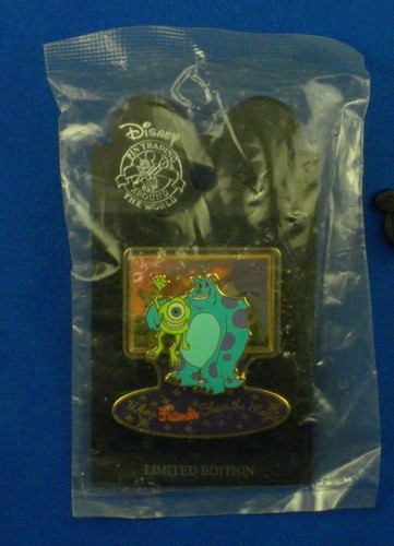 Sulley Mike Wazowski Monsters Inc Where Friends Share the Magic LE OC Pin #23612 - Picture 3 of 4