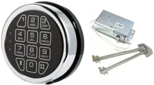 Safe Electronic Lock Replacement with Solenoid Lock & 2 Override Keys