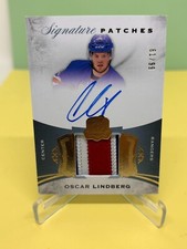 15-16 OSCAR LINDBERG /99 #SP-OL New York Rangers CUP Signature Patches