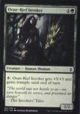 Oran-Rief Invoker - Battle for Zendikar: #182, Magic: The Gathering Nm R152