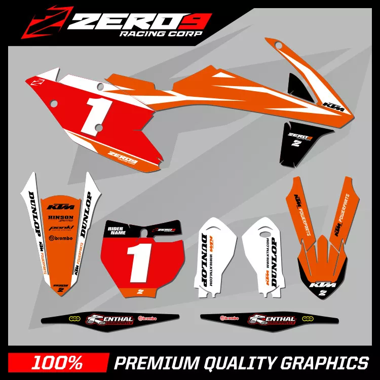 Ktm exc 125 custom graphics hot sale