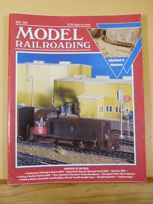 Modelleisenbahn 1994 May Klickitat & Western Freelancing Diesel Detail Nahaufnahme