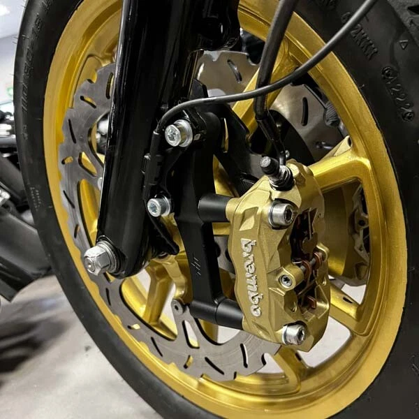 Upgrades calipers adapters bracket Brembo 100mm Harley Davidson Dyna (06-17) L+R - Изображение 3 из 4