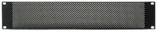 2u  Vented Blank Rack Panel - Steel Powder Coated Rack Case Panel 19"