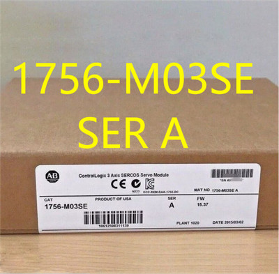 1756-M03SE NEW IN BOX AB ControlLogix 3 Axis SERCOS Servo Module 1756M03SE
