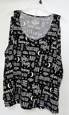 NEW Joyspun CELESTIAL Print Tank Top Shorts Pajama Set 2pc Size 2X 18W-20W