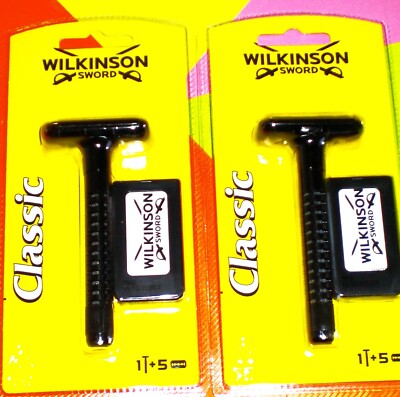 WILKINSON SWORD Classic Rasierhobel 2 Stk + 10 Klingen ( 2 x 5 Stk )