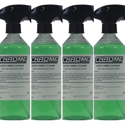 Super Stoffreiniger Chrom (NW) 4 x 500ml Spray Reinigung Auto Traktor LKW