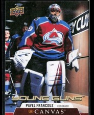 2020-21 Upper Deck Canvas YG Pavel Francouz RC #C96