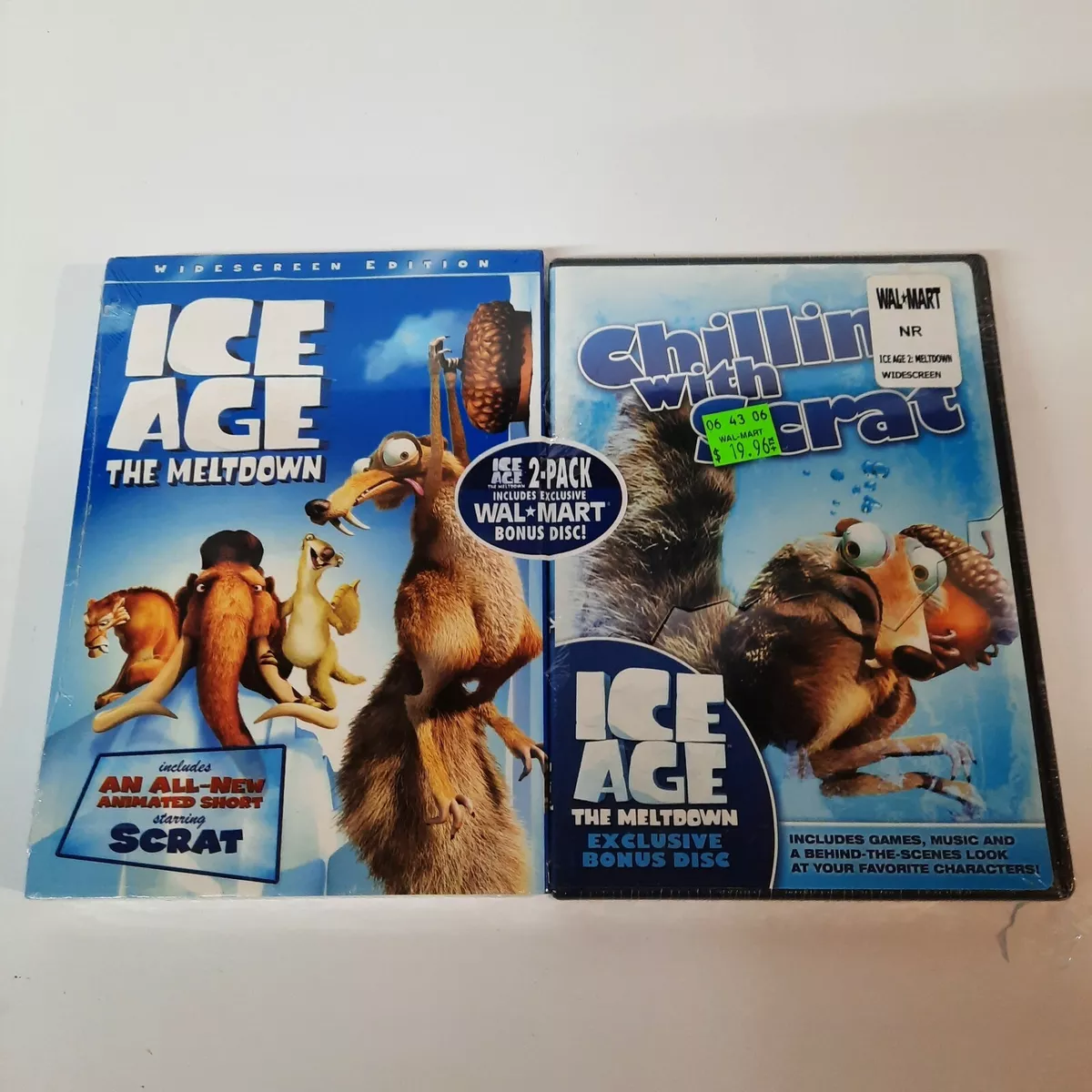 Ice Age The Meltdown [NEW] 2x DVD Wal Mart Exclusive Gift Pack + Tshirt  Sealed 24543046646 | eBay