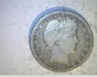 1908-0 US Barber Quarter,  Circulated .18084 Oz Silver (US-6212)