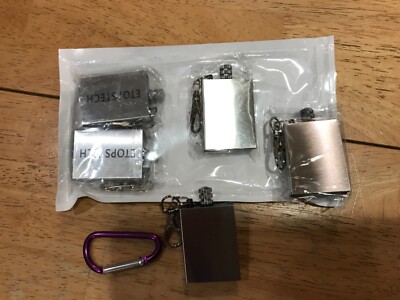 Lot of 5 Survival Permanent Match Keychain Fire Starter, Camping Hiking Tool NOS