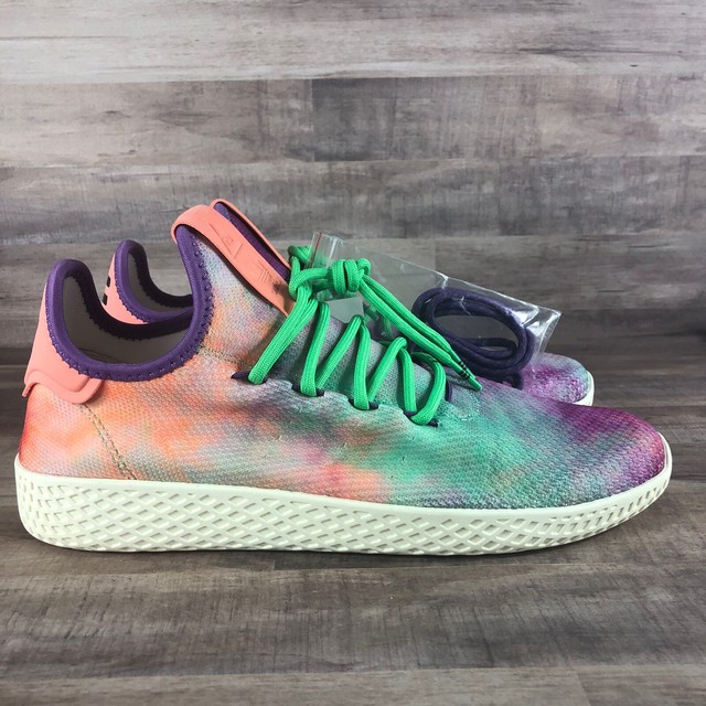 Adidas Tennis HU Pharrell Holi Tie Dye AC7366 Men's Shoes Size 9.5 | eBay