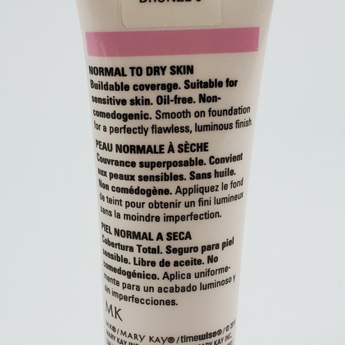 Base líquida Mary Kay TimeWise Luminous-Wear 1 fl. Oz Bronce 8 Nuevo Sin Caja - Imagen 4 de 5