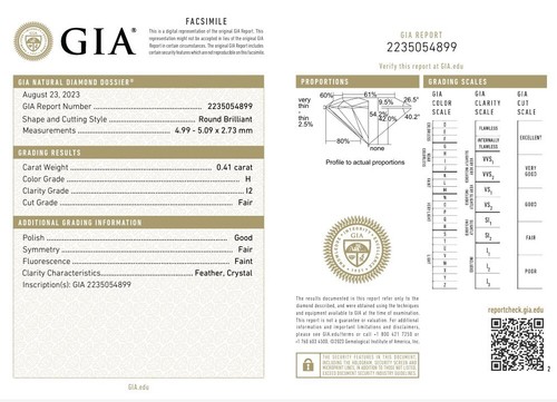 Anillo de compromiso de diamantes redondos de 1,02 quilates de oro blanco de 14k certificado por GIA 2,1 g - Imagen 21 de 21