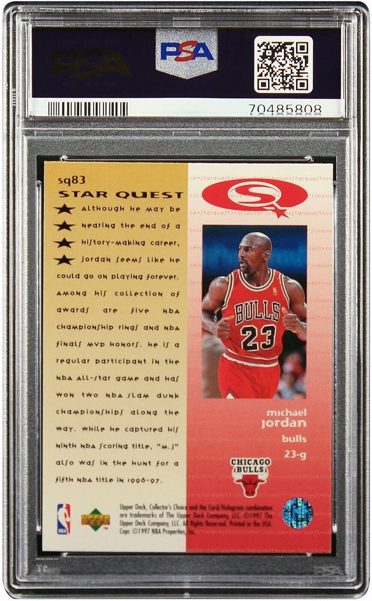 1997 Michael Jordan Upper Deck Collector's Choice Starquest