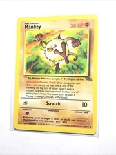 MANKEY - 55/64 - Jungle - Pokemon Card - LP