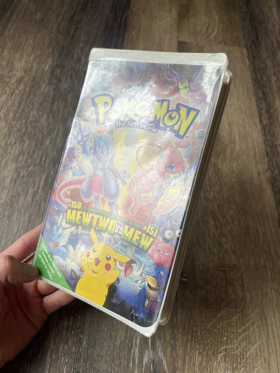 Vhs Pokémon Filme-mewtwo Vs.mew/fita Amarela-importado-2000