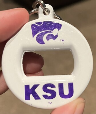 Vintage KSU Bev key 3 In 1 Keychain