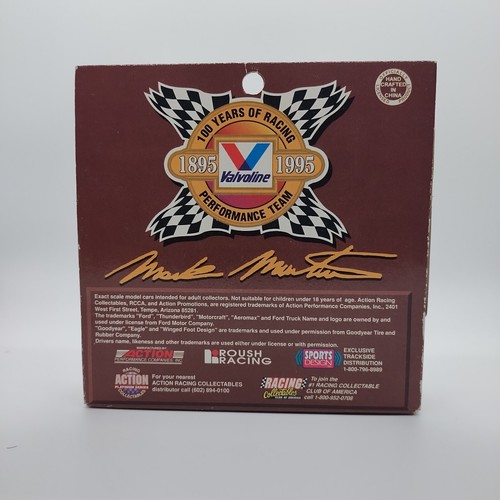 1995 Action Valvoline Mark Martin Winston Cup 1:64 Scale NASCAR Stock Car NEW - Picture 2 of 2