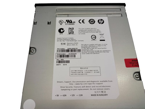 HP LTO5 SAS HH INTERNAL Tape drive EH955-60040 - 第 1/5 張圖片