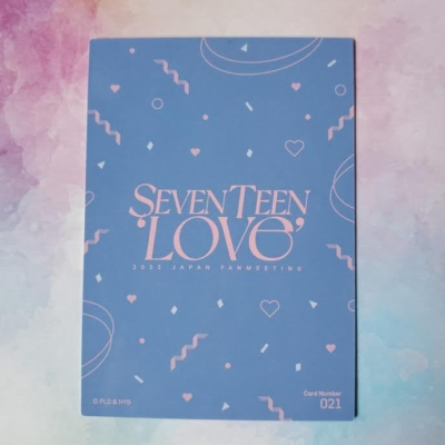 SEVENTEEN LOVE 2023 JAPAN FAN MEETING Photo card Official