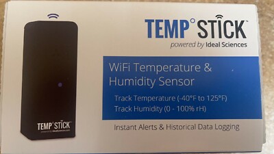 Ecobee Smart Sensor Temp Stick WiFi Temperature & Humidity Sensor - 24/ ...
