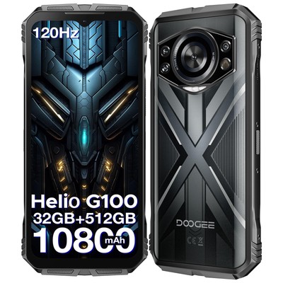 DOOGEE Scyber Pro 6,6 Zoll Smartphone 32GB+512GB Android 14 Handy Ohne Vertrag