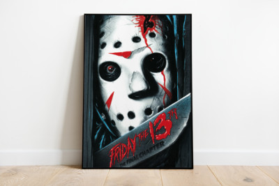 Poster Artwork ''Friday the 13th The Final Chapter'' | Ghoulish Series #06 | DinA1