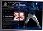 MLB 2002 UPPERDECK LINEUP TIME JERSEYS CARLOS DELGADO  GAME WORN JERSEY
