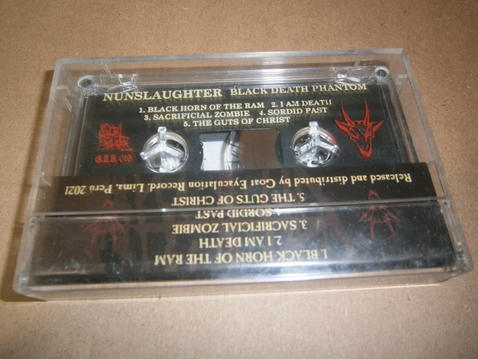 NUNSLAUGHTER - Black Death Phantom. Tape - Image 4 of 4