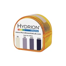 HYDRION CMR-245 Test,15 ft L,10 to 200 ppm Chlor,PK10 3UDC5