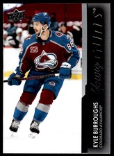 2021-22 UPPER DECK YOUNG GUNS YG RC Kyle Burroughs Colorado Avalanche #206 R2