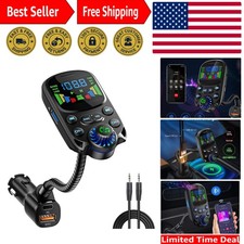 Bluetooth 5.3 FM Transmitter for Car Bluetooth Car Adapter PD30W  USB Port F...