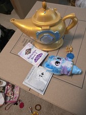 Magic Mixies Magic Genie Lamp Blue Interactive 8" Blue Rare toy decoration