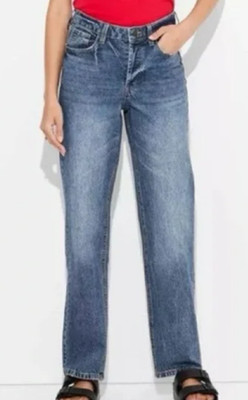NEW Wild Fable Women's High Rise Straight Dark Wash Jeans Size 6
