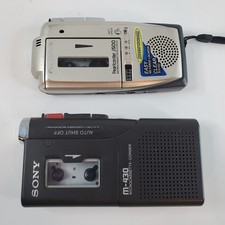 Sony M-430 Microcassette Recorder  Olympus Pearlcorder J500 For Parts / Repair