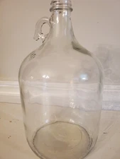 Vintage 1 Gal Arkansas Glass Jug with Handle AGC Collectible