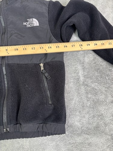 The North Face Denali Full Zip Fleece Jacket Boys Size XS Black Outdoor - Picture 7 of 9