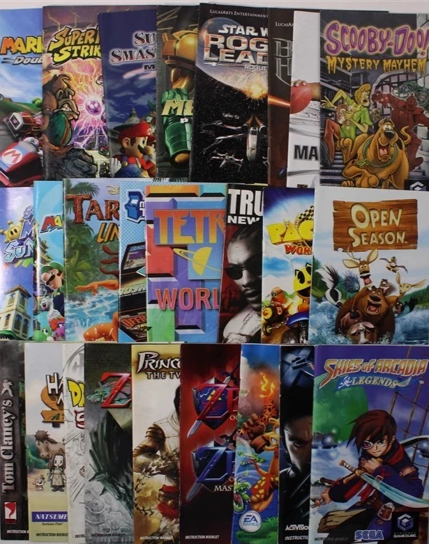 Nintendo Gamecube Game Instructions Manual Booklet - Pick & Choose Letters #A-L - Image 2 of 4