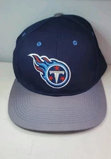 Vintage Tennessee Titans NFL Gameday Drew Pearson Marketing Snapback Hat Cap Men