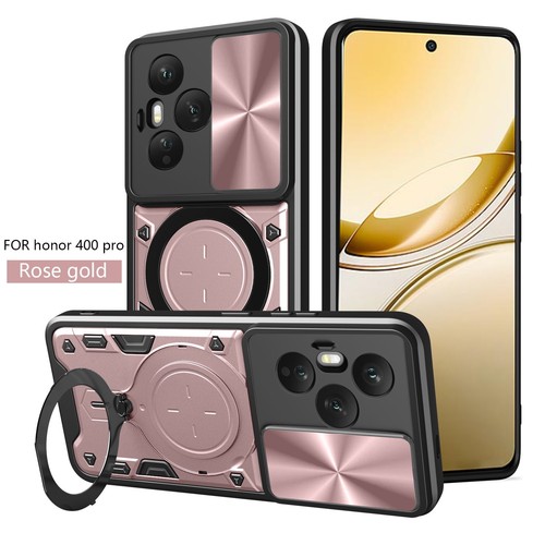 For Honor 400 Pro, Shockproof Phone Case Hybrid Armor Slide Lens Camera Cover - 第 11/22 張圖片