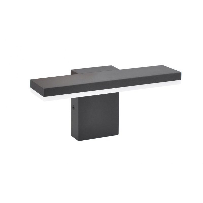 FLER Dark Dove Gray Wall Light Sconce LED 10W NW 4000K 720LM