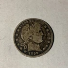 1899 Barber Half Dollar in  good  condition