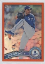 2011 Topps Chrome Retail Orange Refractor Joakim Soria #88 0w8