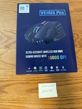 UtechSmart Venus Pro Wireless RGB MMO Gaming Mouse 16,000 DPI - Black