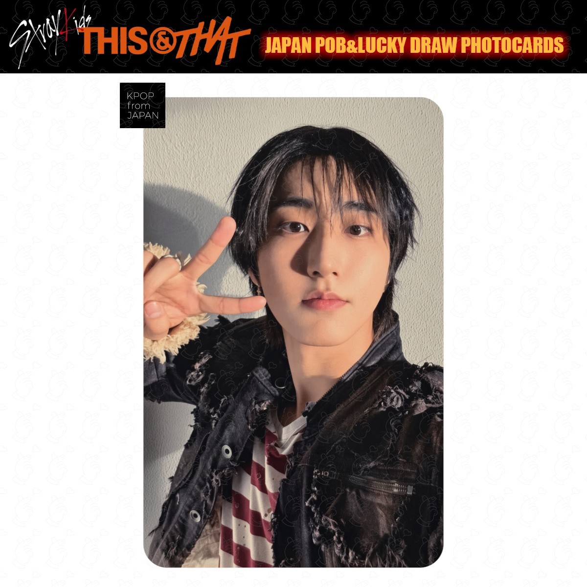 PRE Stray Kids THIS & THAT LUCKY DRAW POB JAPAN Photocard JYP  HMV SONY TOWER.R